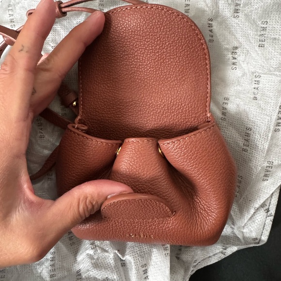 Polene Tan Leather Mini Bag - Picture 2 of 5